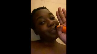 Bathroom Scene Golden Shower With Me hot ebony enjoying her time