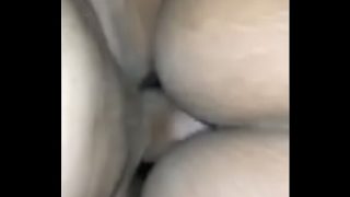 close up horny ebony couple having a hot doggie fuck session